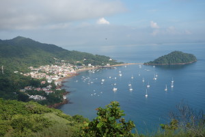 scenic view of Taboga bays and village