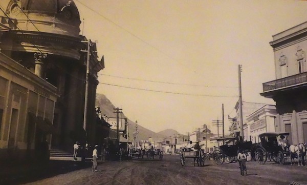 old photo of downtown Guaymas