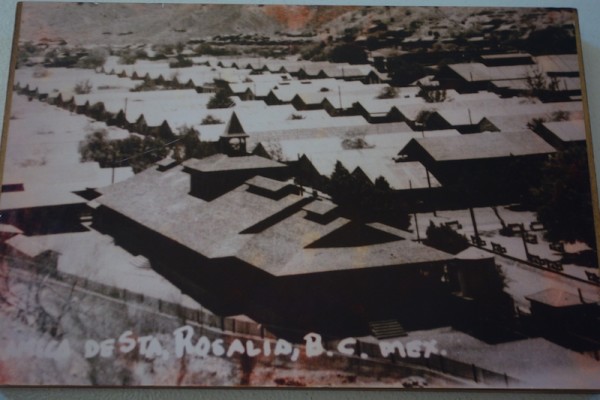 Company housing for Boleo miners, courtesy of Boleo Mining Museum