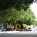 Pleasant old town square in San Ignacio